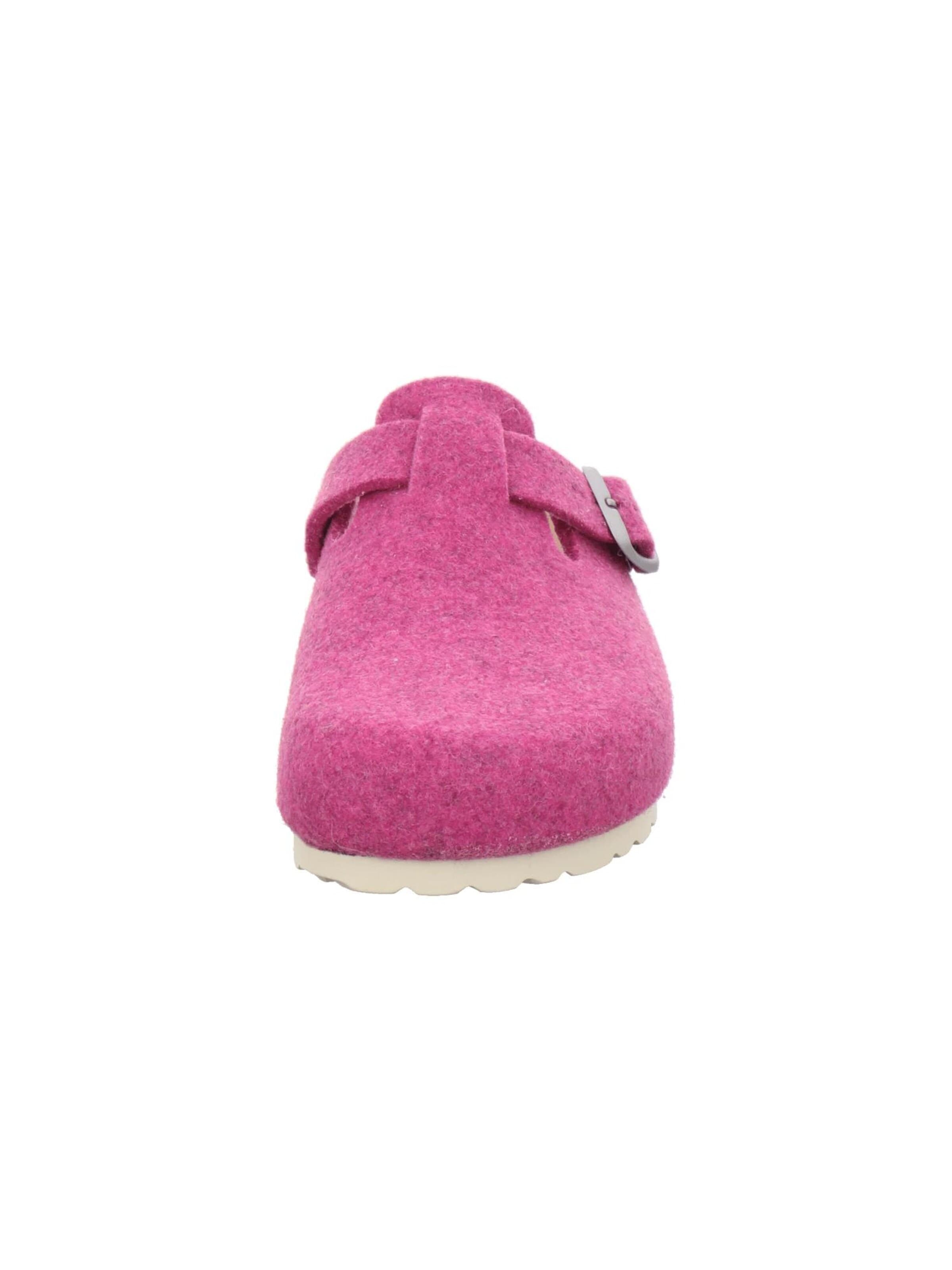 Pantoufle 'Hausschuhe Damen Filz pink' AFS-Schuhe en rose