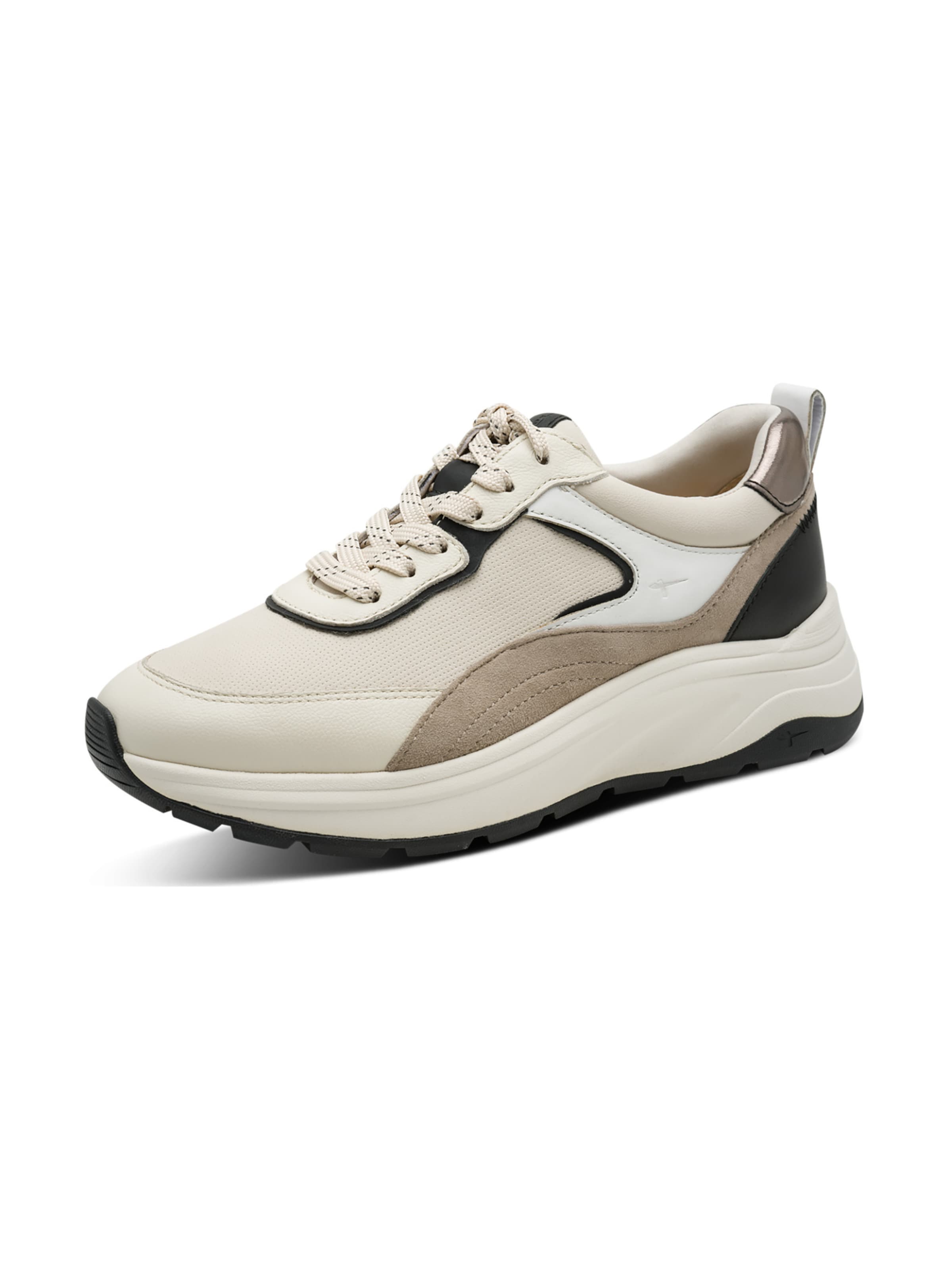 Tamaris Sneakers laag in Beige: voorkant