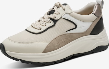 Sneaker bassa di Tamaris in beige: frontale