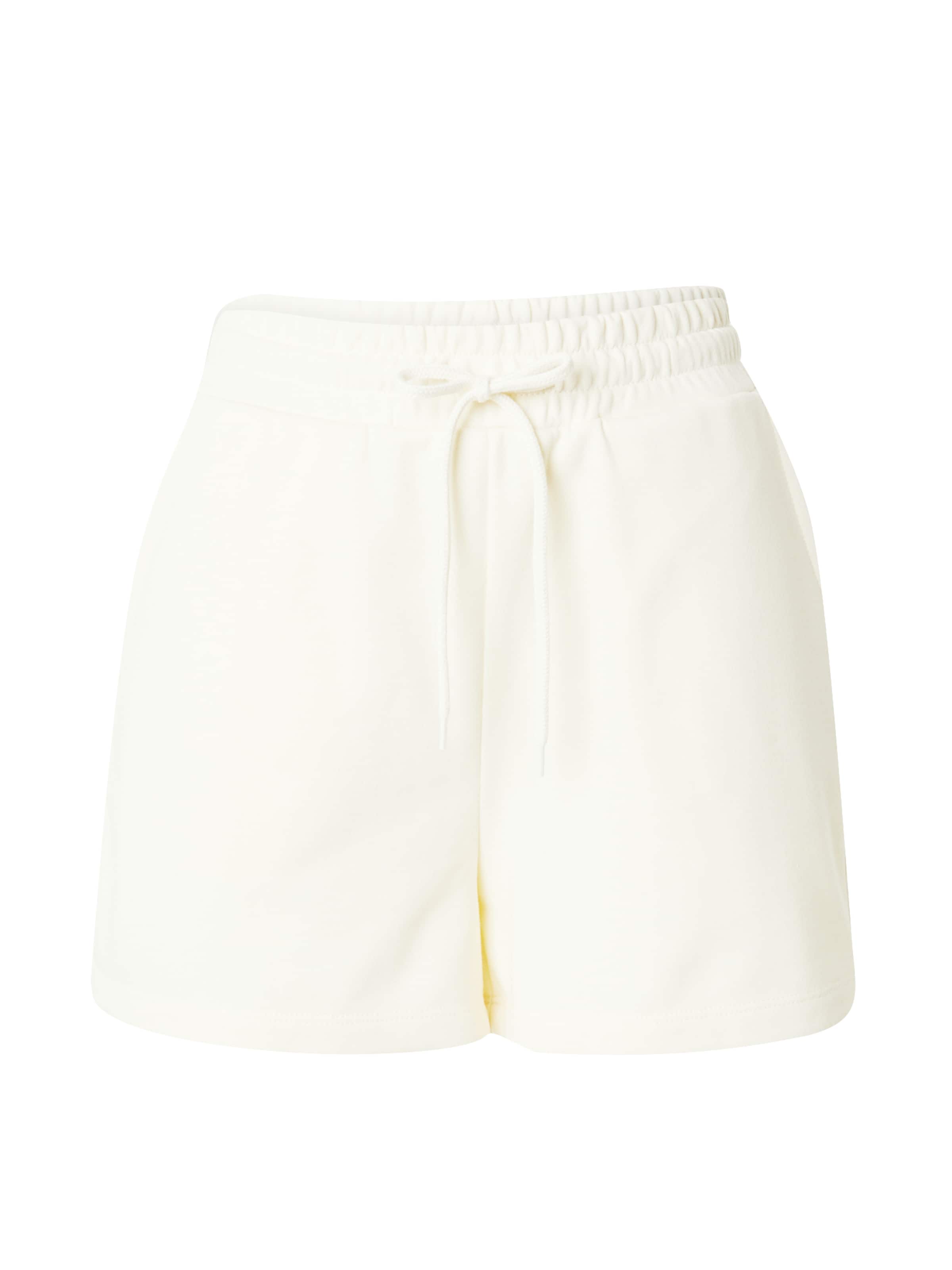 PIECES - Regular Calças 'CHILLI' em branco: frente