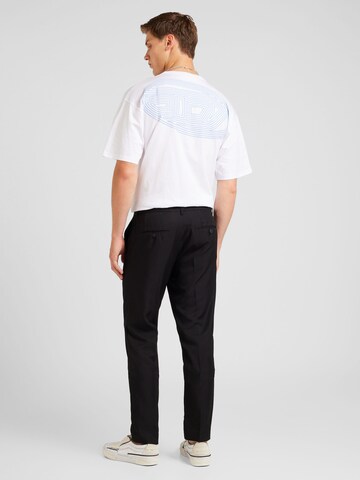 JACK & JONES Slimfit Ráncos nadrág 'JPRCOSTA' - fekete