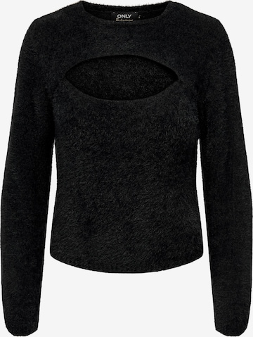 Pull-over 'Piumo' ONLY en noir : devant