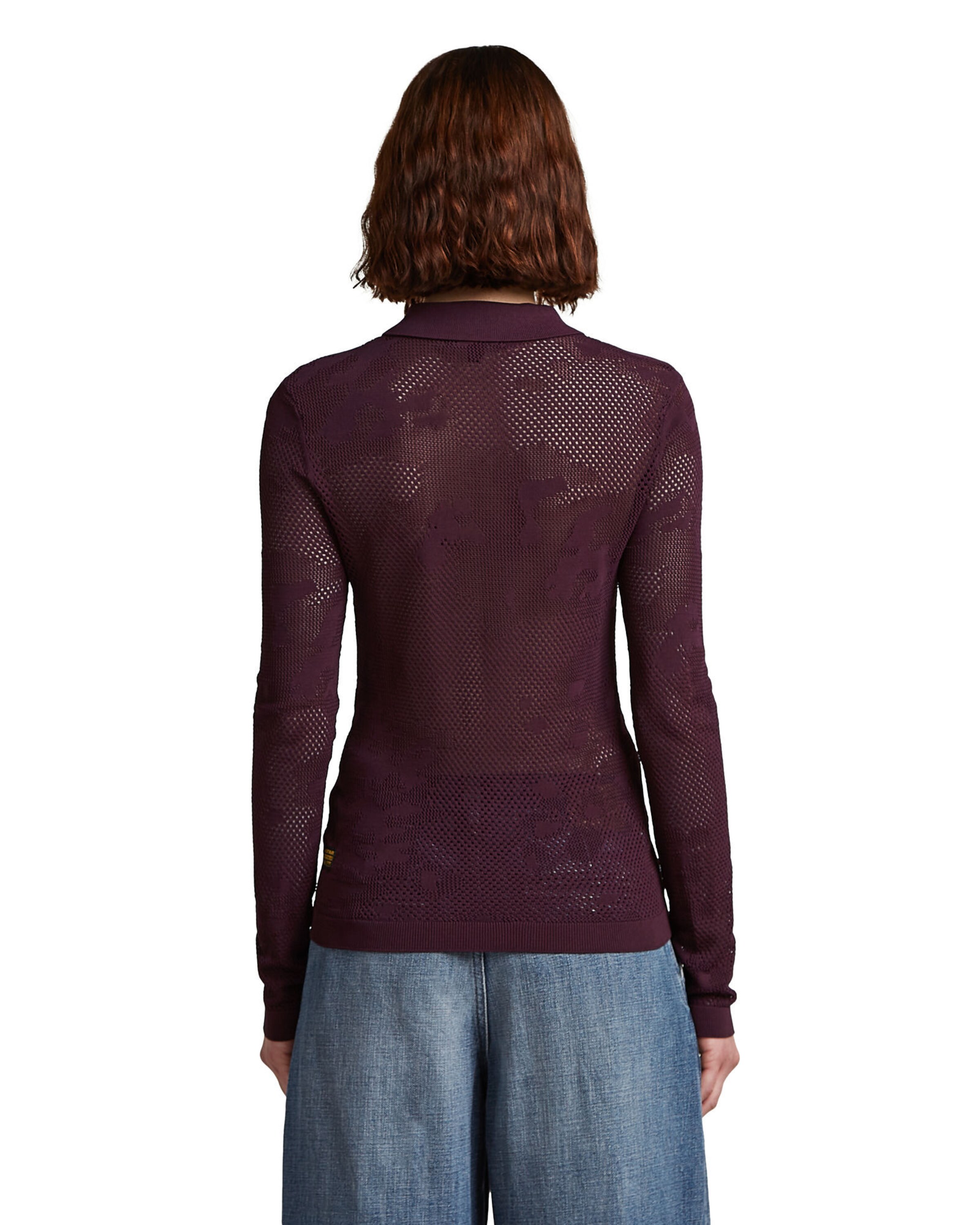 G-STAR Sweater 'Pointelle' in Red