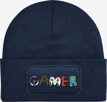 Youth Designz Beanie 'Gamer' in Blue: front