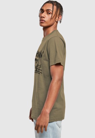Mister Tee T-Shirt 'Know My Steez' in Grün