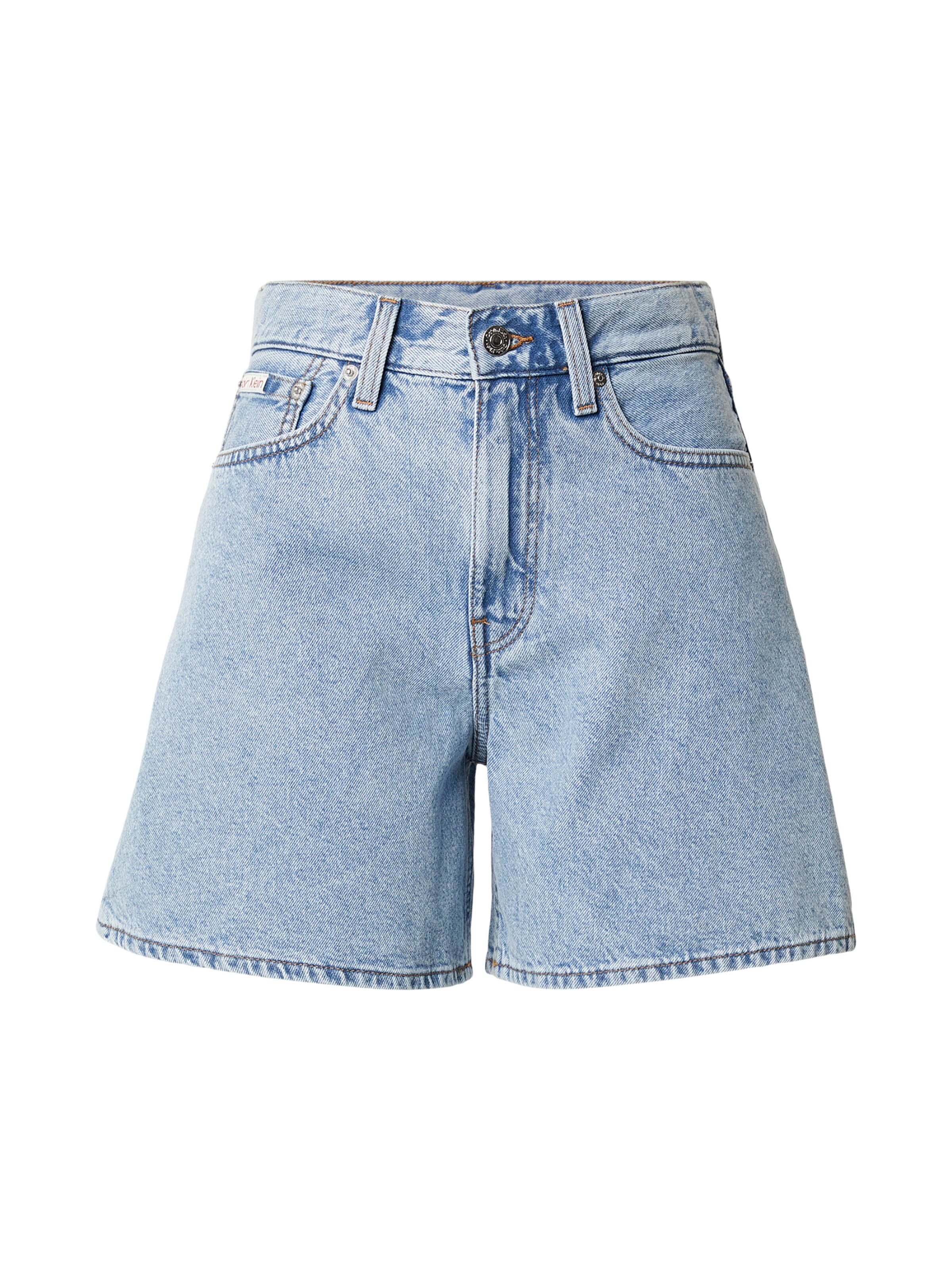 Calvin Klein Jeans Wide Leg Jeans in Blau: Vorderseite