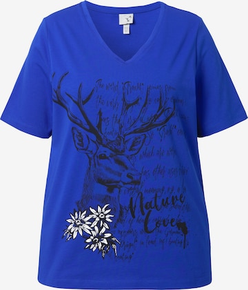 Ulla Popken Shirt in Blue: front