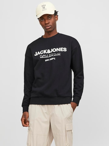 JACK & JONESSweater majica 'GALE' - crna boja: prednji dio