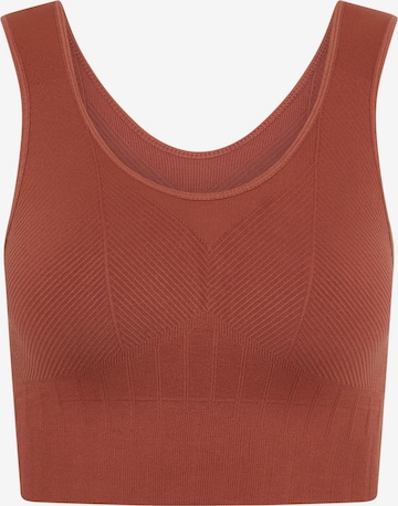 Born Living Yoga Sport-BH 'Annapurna' in Orange: Vorderseite