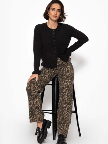 SASSYCLASSY Strickjacke‌‌‌‌ in Schwarz: Vorderseite