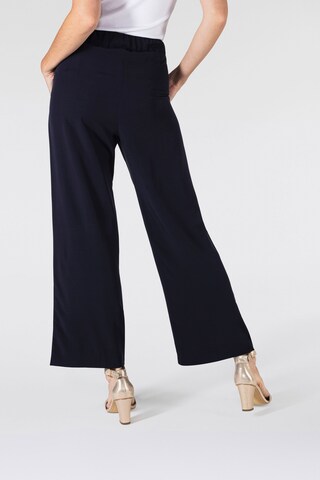 MAC Wide Leg Hose 'CHIARA' in Blau