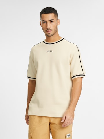 FILA T-shirt 'TANGGU' i beige: framsida