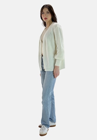 Elara Cardigan i hvid