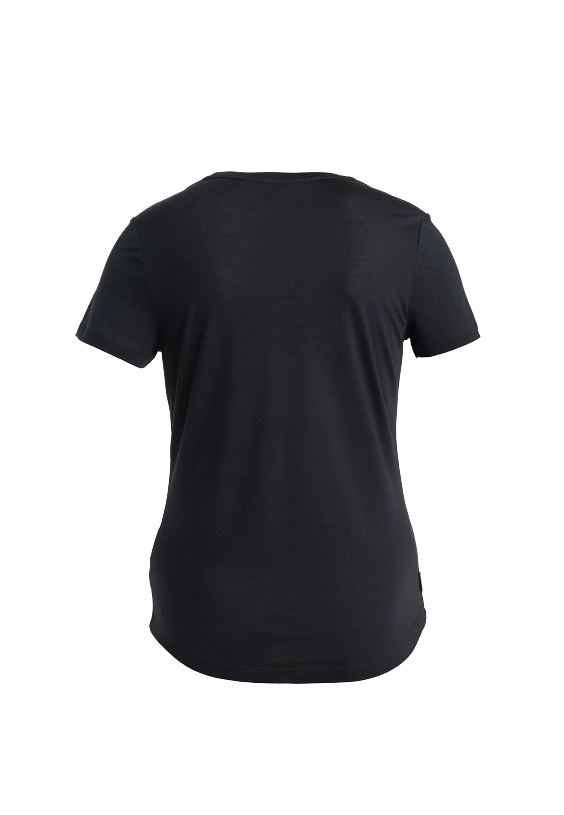 ICEBREAKER Performance shirt 'Sphere III Scoop' in Black