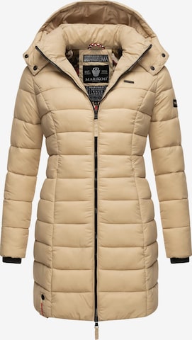 MARIKOO Winter coat 'Abendsternchen' in Beige: front