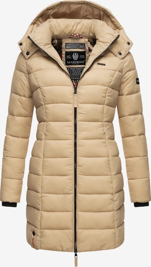 MARIKOO Manteau d’hiver 'Abendsternchen' en beige / noir, Vue avec produit