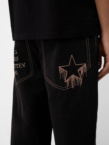 Loosefit Pantalon Bershka en noir