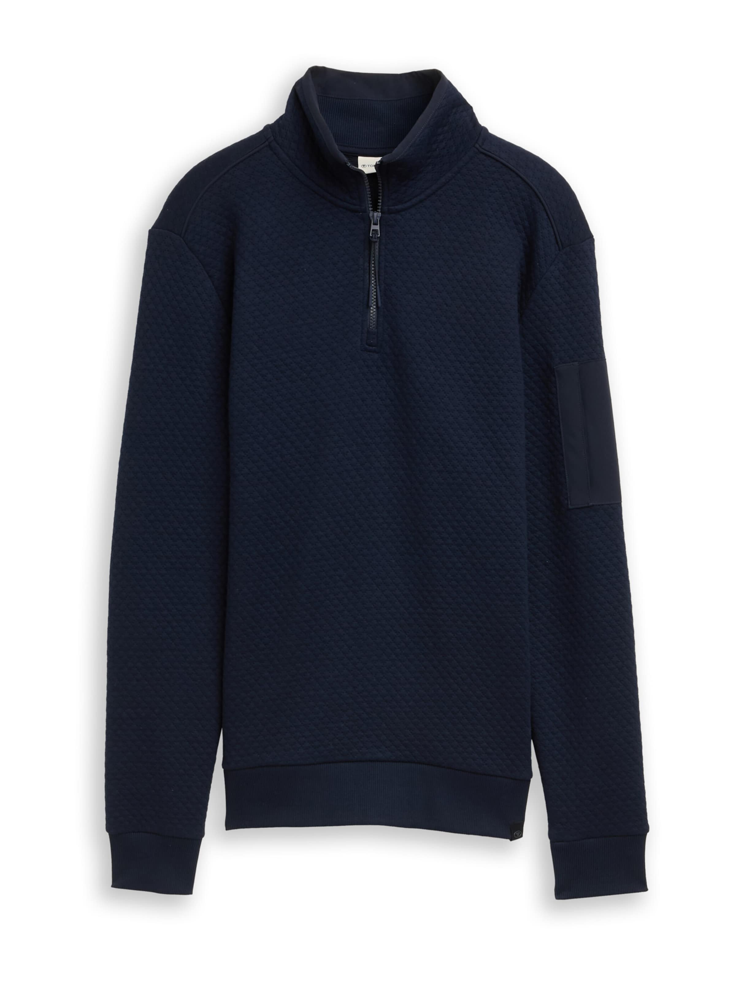 TOM TAILOR Sweatshirt in Blue: front
