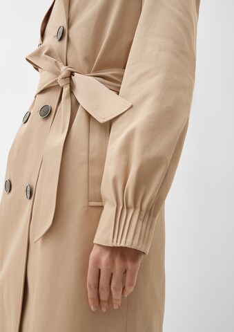 s.Oliver BLACK LABEL Between-Seasons Coat in Beige