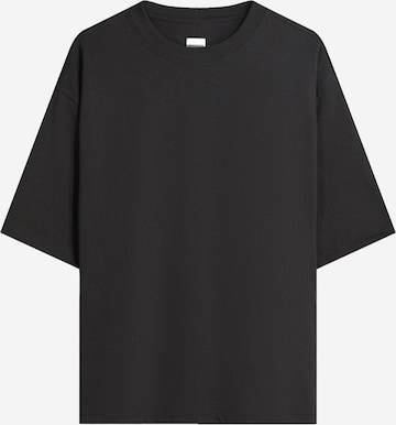 T-Shirt Bershka en noir : devant