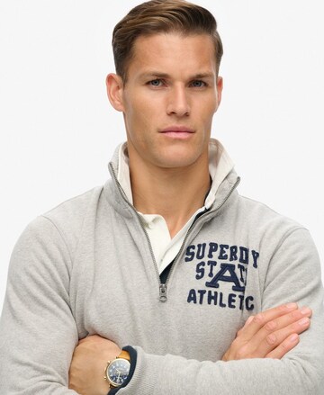Sweat-shirt 'Vintage Athletic' Superdry en gris