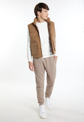 Gilet di MO in marrone