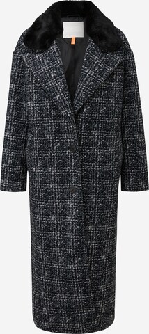 Manteau mi-saison QS en noir : devant