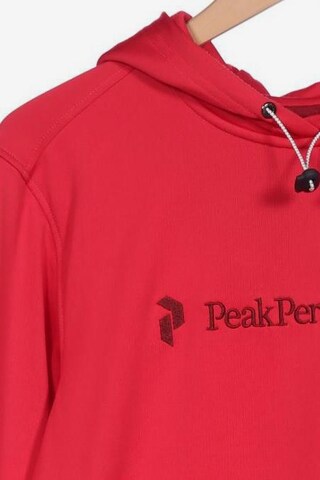 PEAK PERFORMANCE Sweatshirt & Zip-Up Hoodie in S in Red