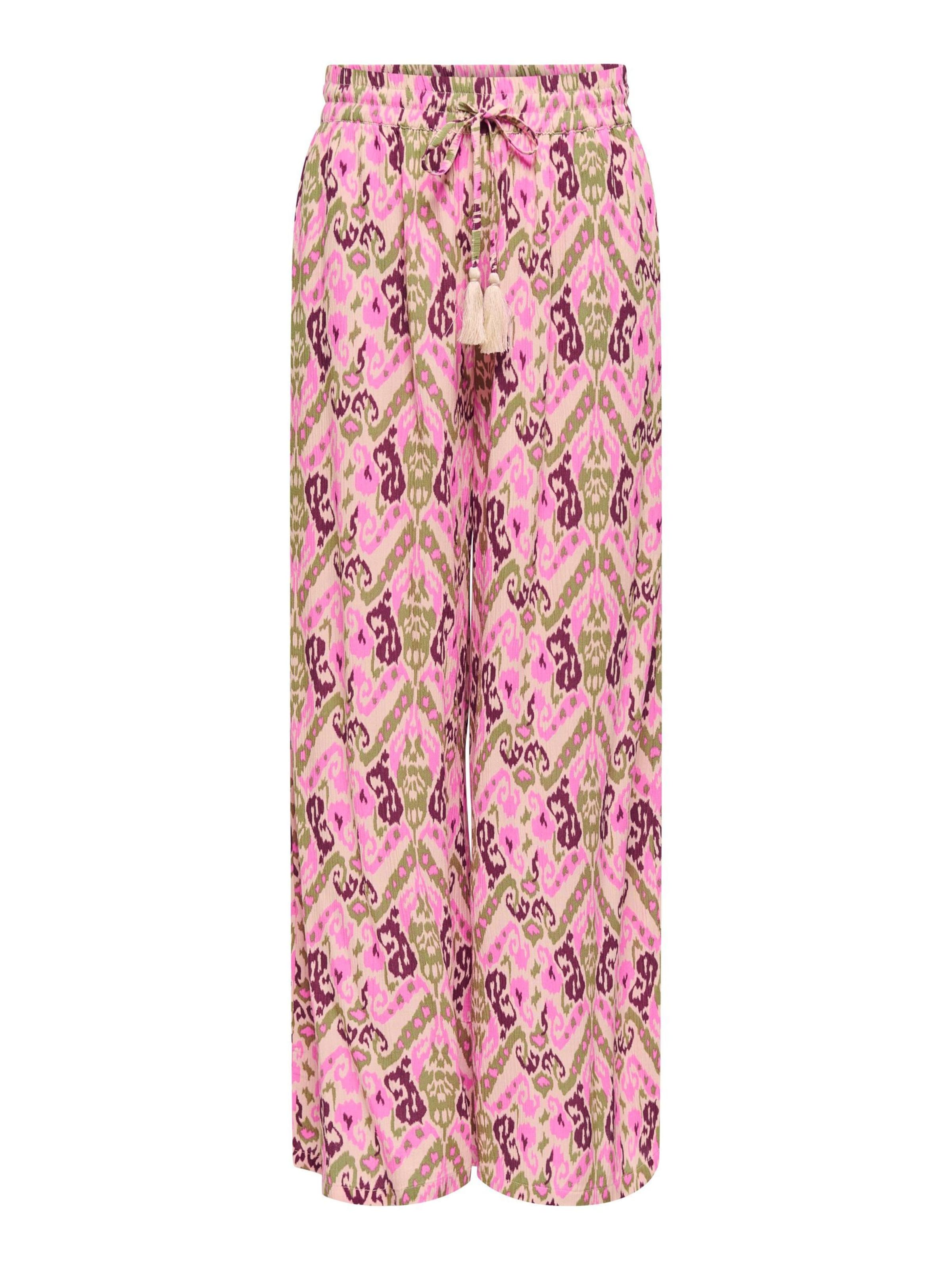 JDY - Pierna ancha Pantalón 'JDYBREE' en rosa: frente