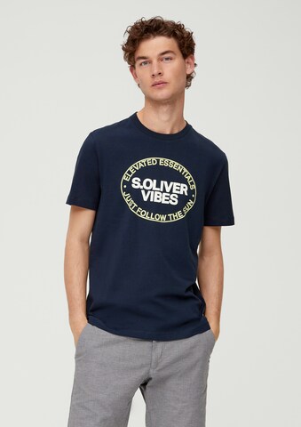 s.Oliver Shirt in Blue: front