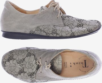 THINK! Flats & Loafers in 38,5 in Grey: front
