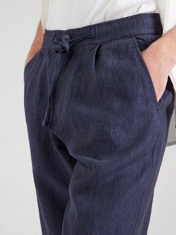 Regular Pantalon à pince KnowledgeCotton Apparel en bleu