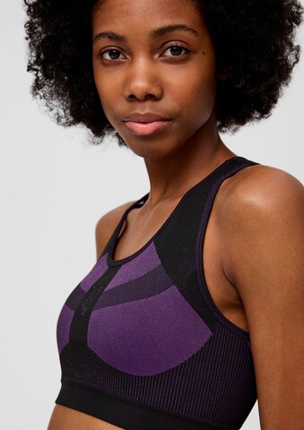 QS Bralette Sports Top in Purple