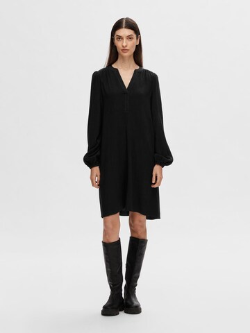 SELECTED FEMME Shirt dress 'Viva' in Black