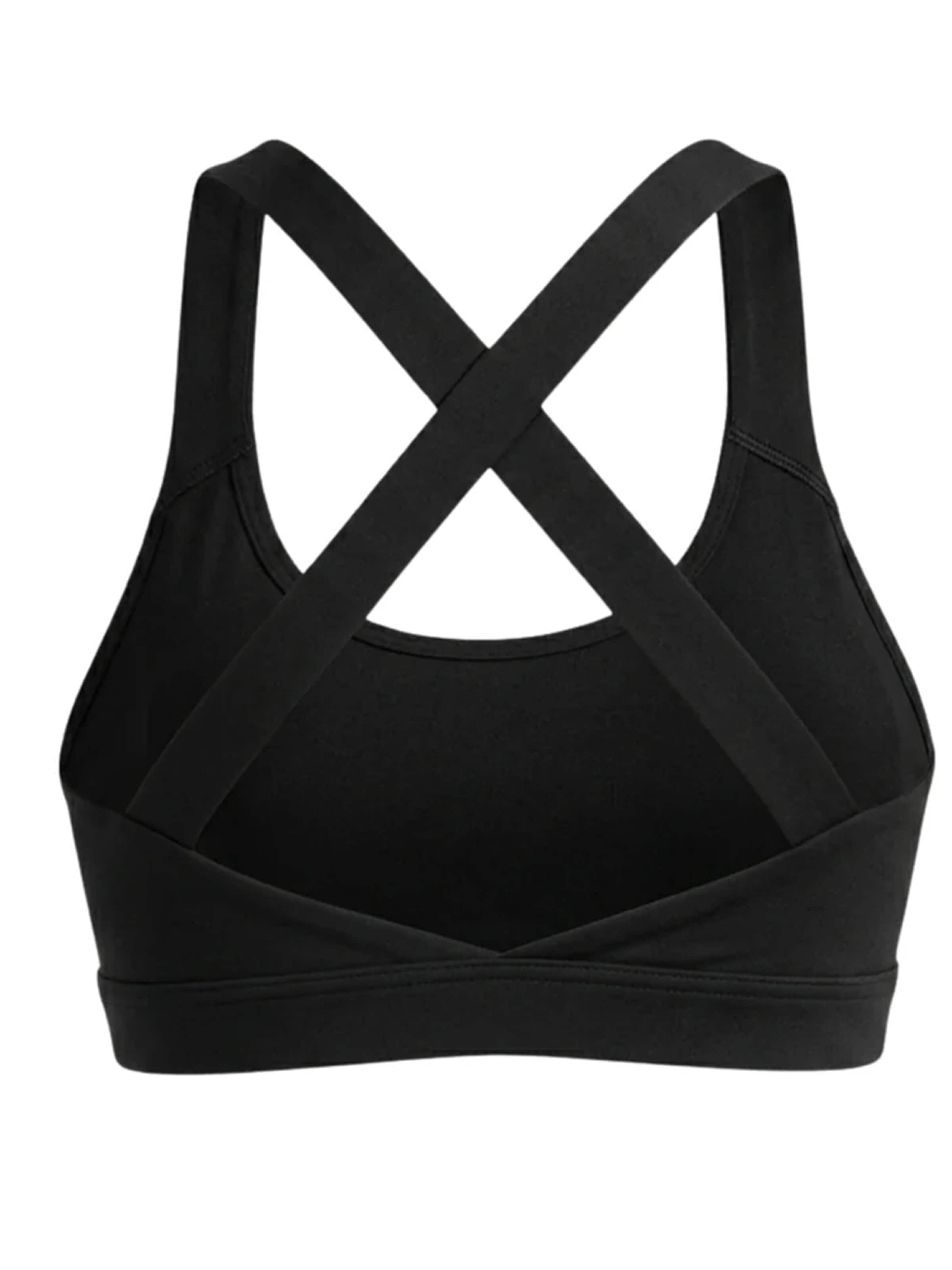 Shapetape Klassiek Sport bh 'Sport BH met Crossback' in Zwart