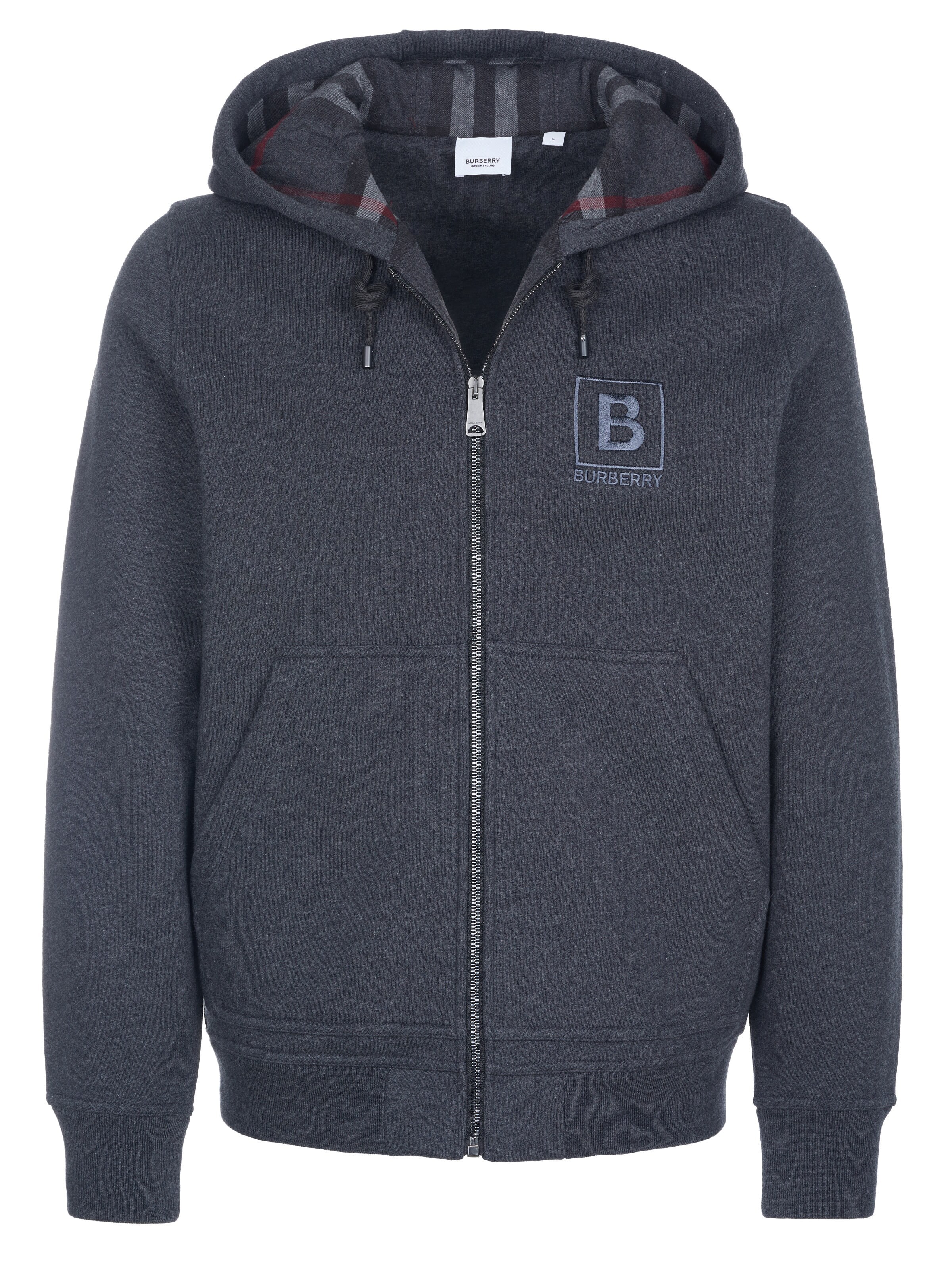 BURBERRY Tussenjas 'Burberry Jacke' in Grijs: voorkant