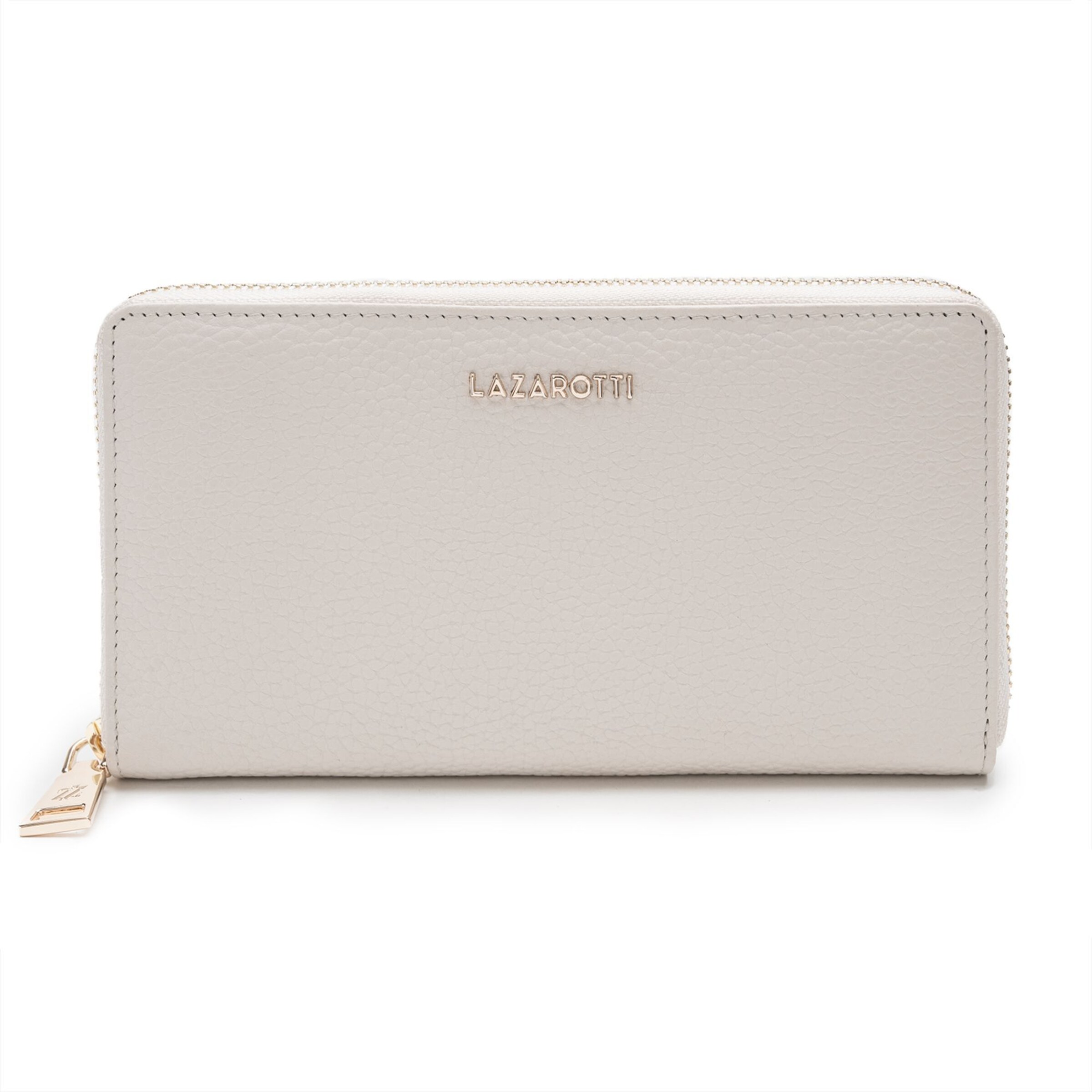 Porte-monnaies Lazarotti en blanc : devant