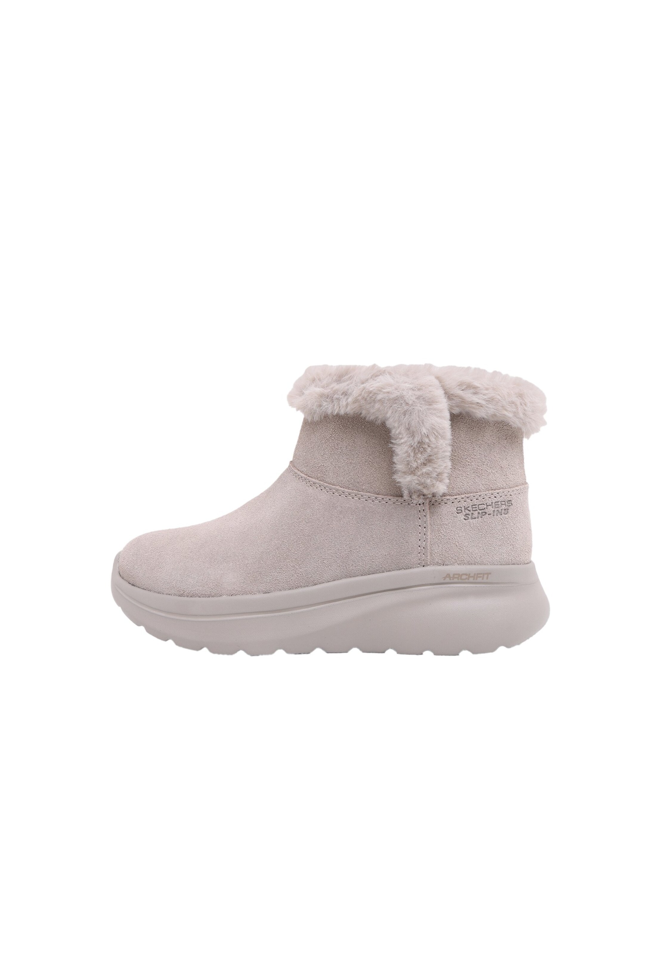 SKECHERS Boots 'GO WALK ARCH FIT N-JOY' in Grau: Vorderseite