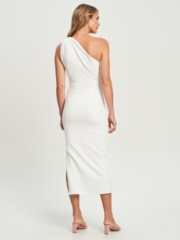 Calli Sukienka 'ZAYLA' w kolorze biały: tył