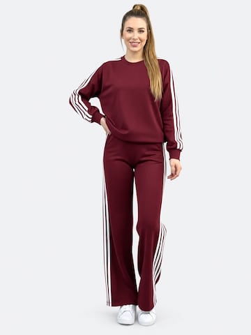 Lady Bersan Leisure suit 'Zweiteiliges Set' in Red: front