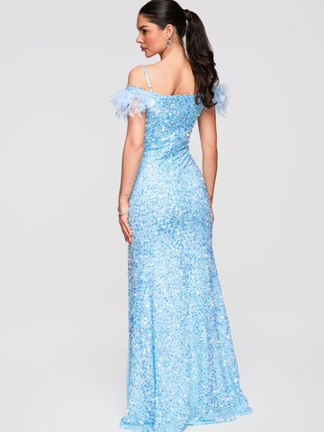 Robe de soirée Ombre en bleu