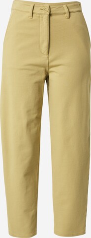 TOM TAILOR - regular Pantalón chino en verde: frente