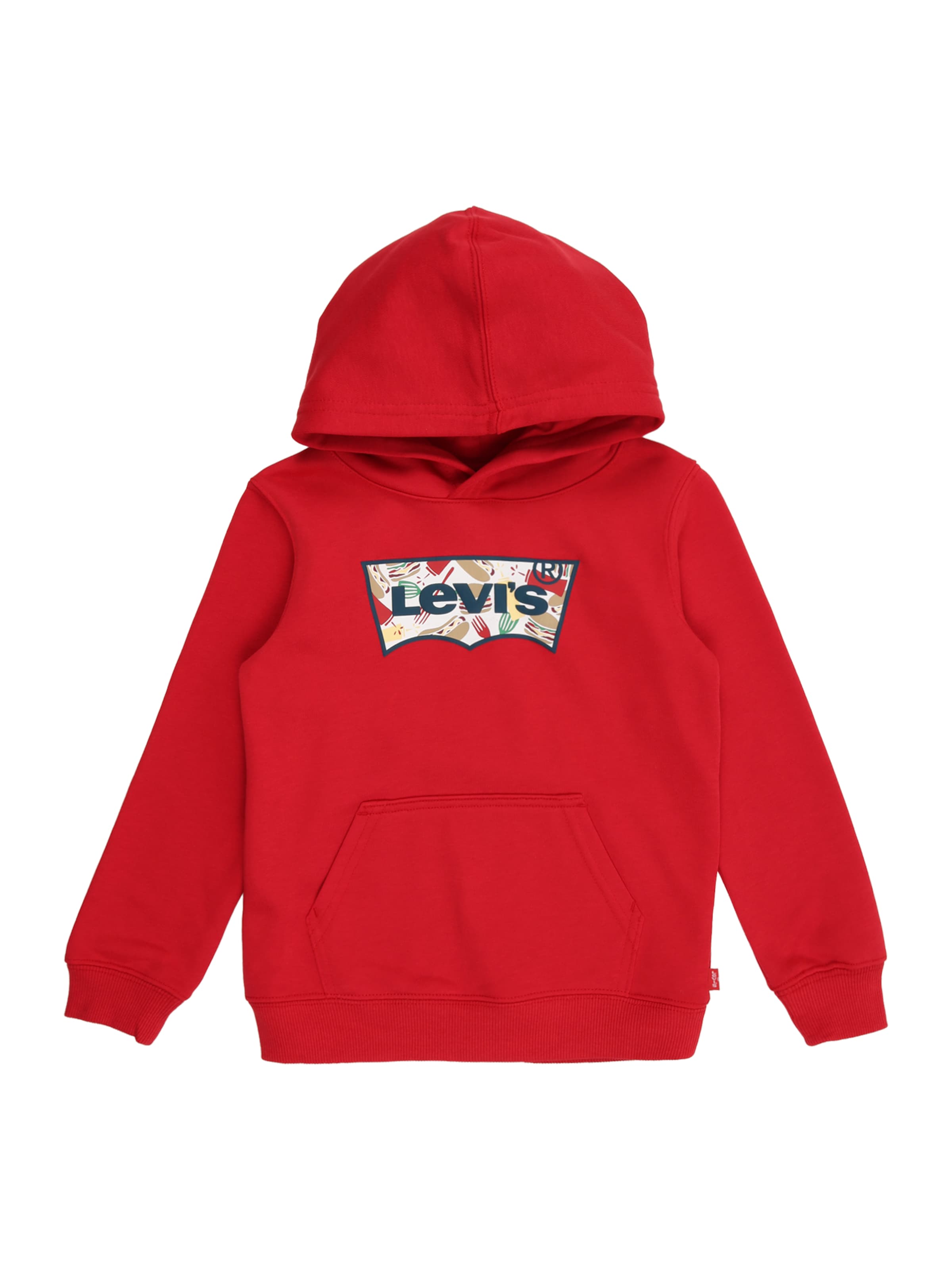 Levi's Kids - Sweatshirt 'BARBECUE BATWING' em vermelho: frente