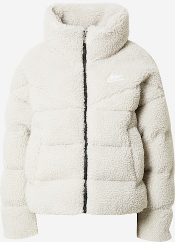 Nike Sportswear - Casaco de inverno em bege: frente