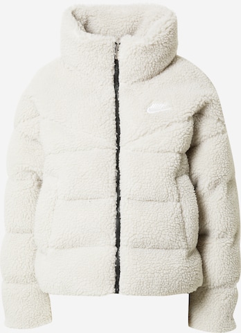 Veste d’hiver Nike Sportswear en beige : devant