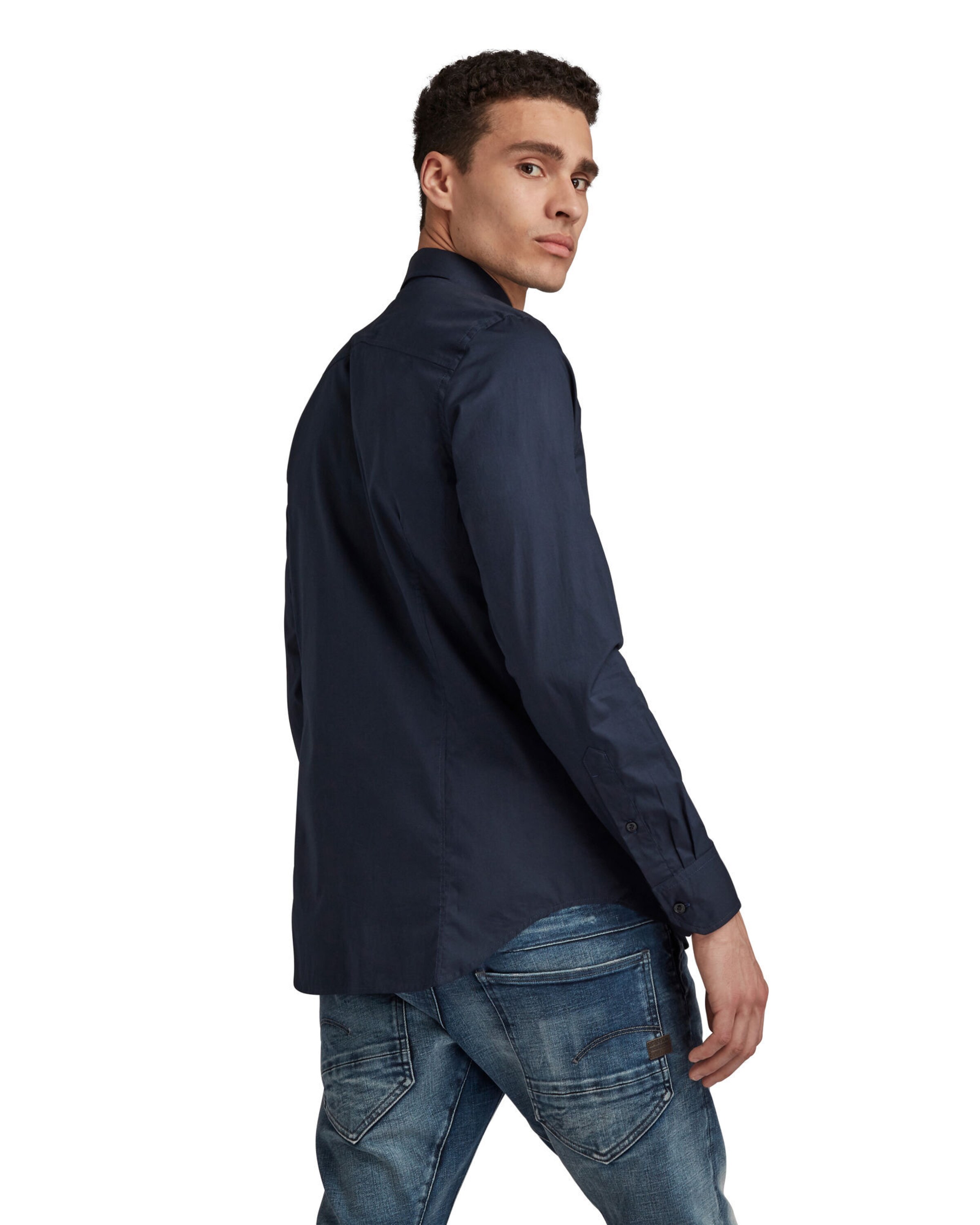 Croi foarte mulat Cămașă 'Dressed Super Slim' de la G-STAR pe albastru