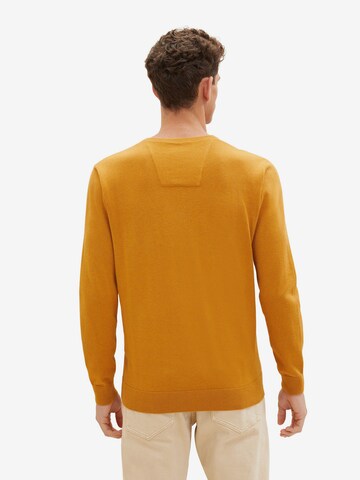 TOM TAILOR Regular Fit Pullover in Orange