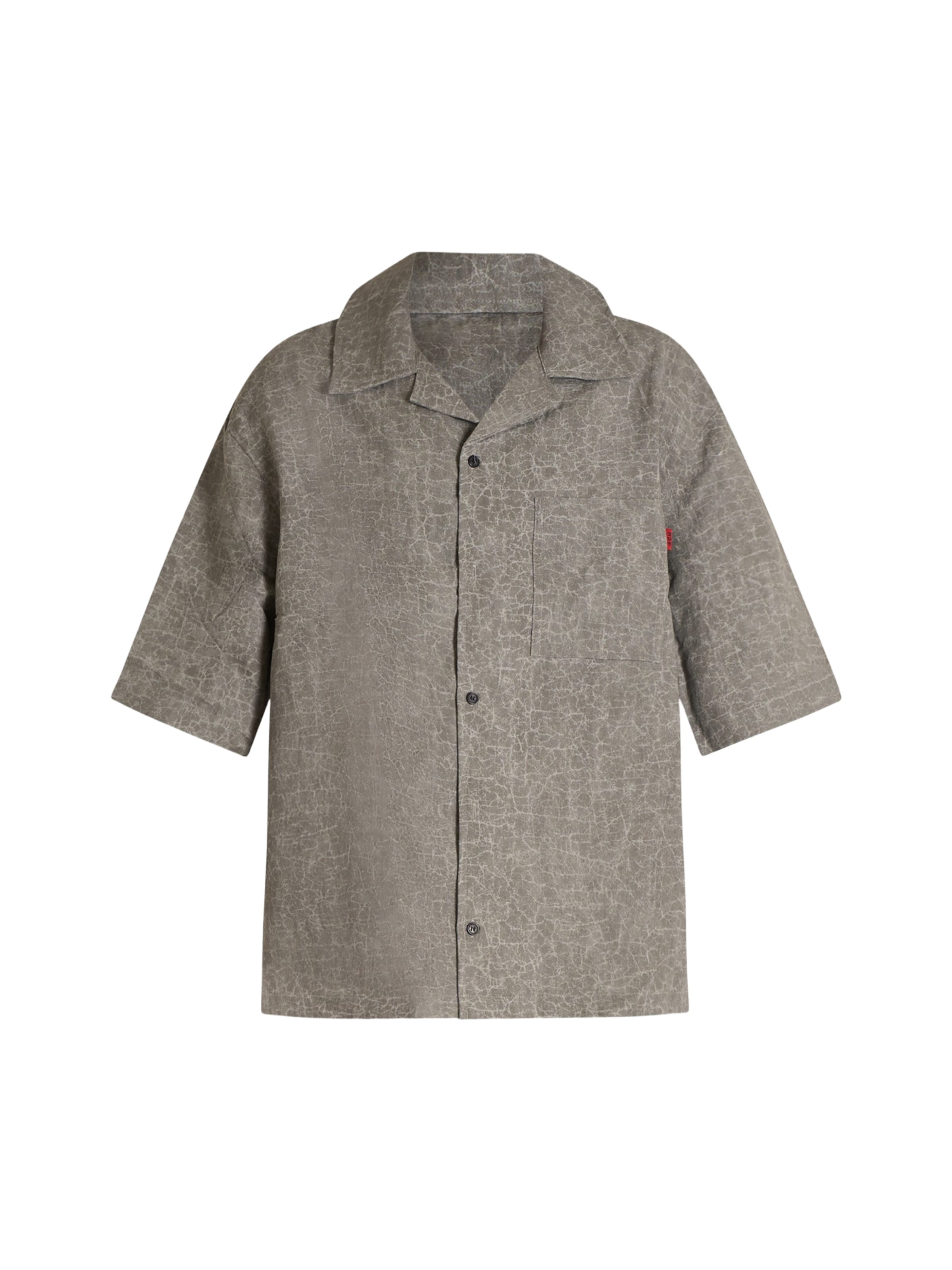 Coupe regular Chemise ACUPUNCTURE en gris : devant