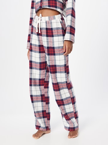 Lindex Pajama Pants in Red: front