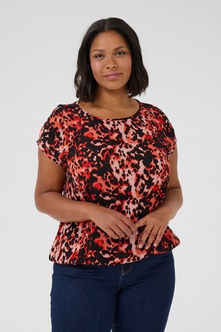 KAFFE CURVE Blouse 'KCAmi' in Mixed colors: front